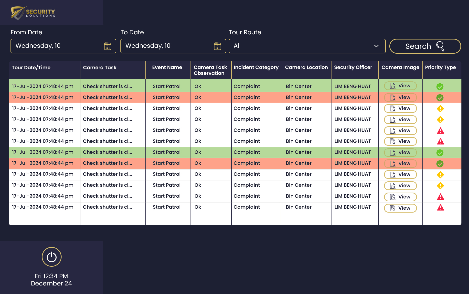 Guard Tour System