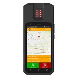GPS Biometric Handheld Time Attendance System & Free Payroll System